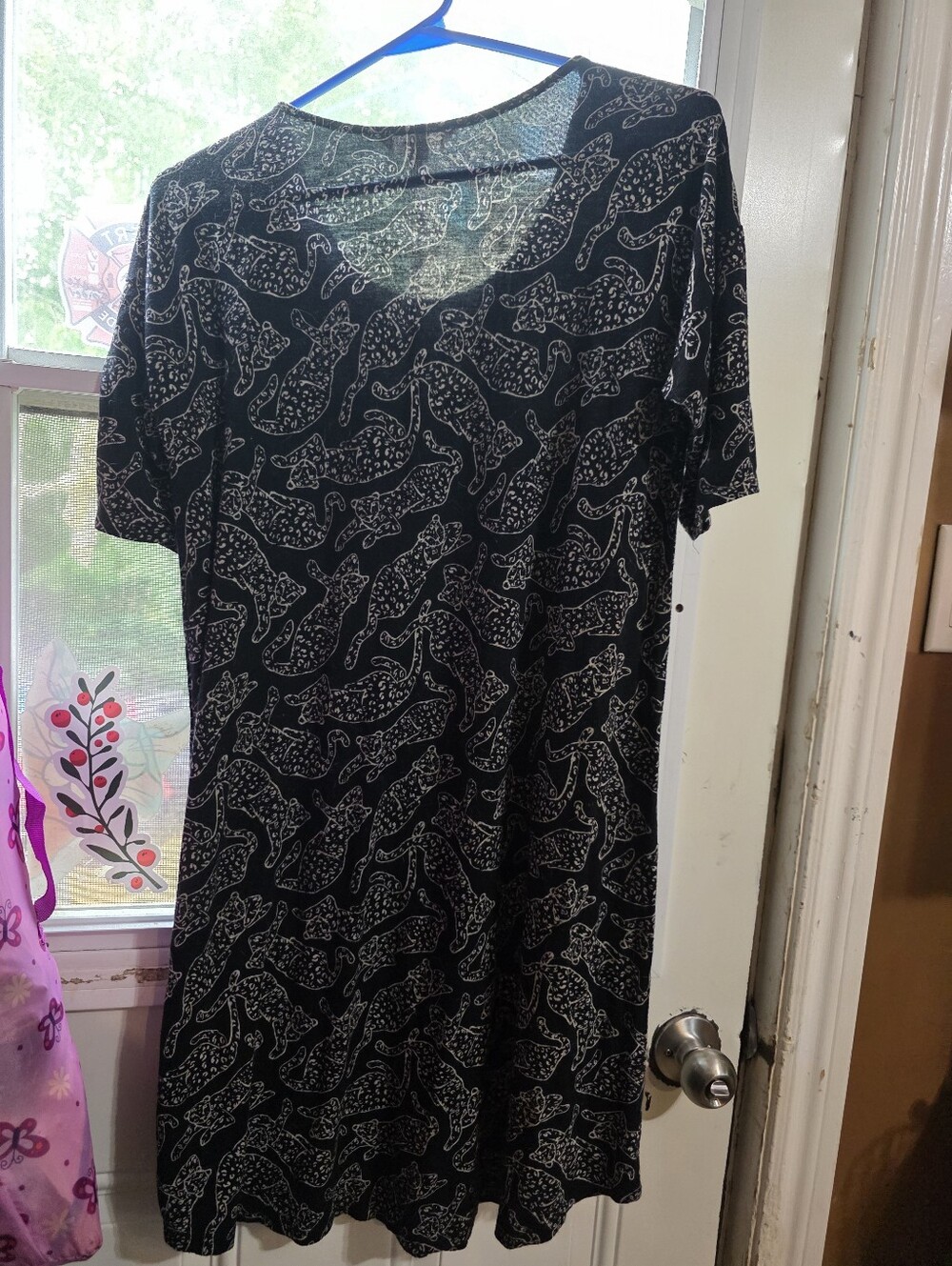 Soma Black and White Paisley Tunic Dress